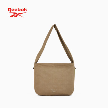 锐步防泼水耐磨轻量流浪包 户外通勤旅行单肩斜挎包大容量 摩卡色