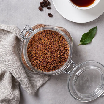 AGF蓝金罐冻干咖啡速溶0糖黑咖啡粉80g醇厚特浓即冲无蔗糖日本进口