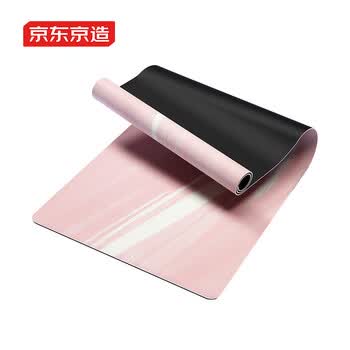 京东京造 瑜伽垫 净味橡胶垫女士家用健身垫防滑隔音瑜伽铺巾 粉183*68cm 京东京造 瑜伽垫 净味橡胶垫女士家用健身垫防滑隔音瑜伽铺巾 粉183*68cm