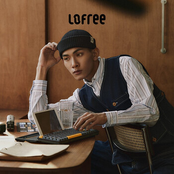 洛斐（Lofree）小浪无线机械键盘蓝牙双模 蓝牙多功能电脑笔记本手机户外便携办公家用 军绿色