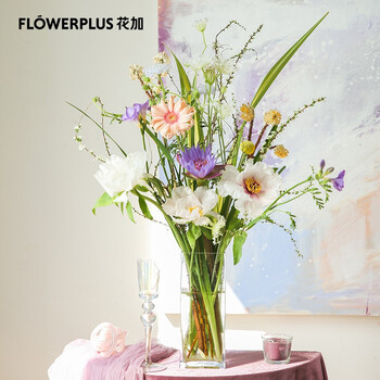花加野逸 花加flowerplus 野逸英式混合鲜花田园高级花束包月鲜花每周配送订1个月4束周六收花 行情报价价格评测 京东
