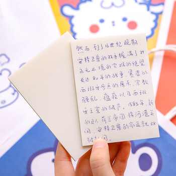 誉禾透明便利贴标签贴学生可撕便签贴留言记事贴分类标记贴防水手帐贴n次贴便签纸2本装 5188