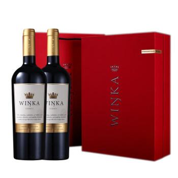 WINKA维卡珍藏RESERVA赤霞珠红葡萄酒 智利原瓶进口 750ml 珍藏红酒 维卡珍藏赤霞珠750ml*2支+礼盒装