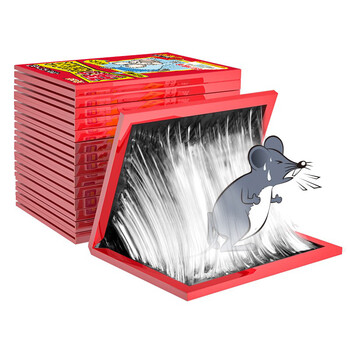 金大侠粘鼠板老鼠贴超强力家用灭老鼠一窝端神器加大加厚黏鼠粘板15张