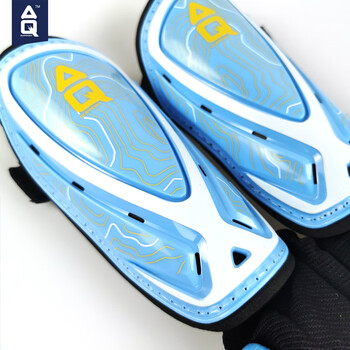 AQ足球护腿板运动插板儿童小腿青少年护具S62601两只装S120-140CM