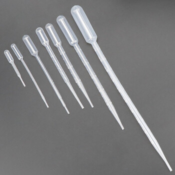 冰禹 BYrl-204 一次性塑料吸管巴氏吸管 实验室塑料滴管塑料管 10ml(100个/包)