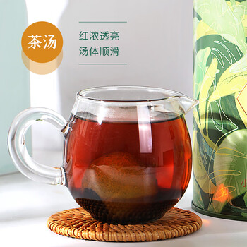 中茶普洱茶小青柑心柑情愿小青柑新会青柑熟普125g罐装礼袋送礼 中茶普洱茶小青柑心柑情愿小青柑新会青柑熟普125g罐装礼袋送礼