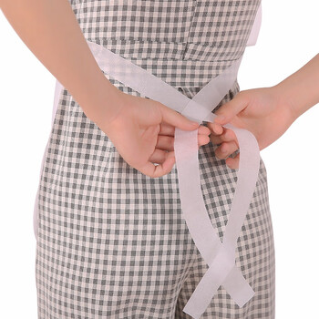 迪普尔一次性围裙无纺布30张火锅吃饭围兜成人围腰用餐围巾儿童围嘴围脖