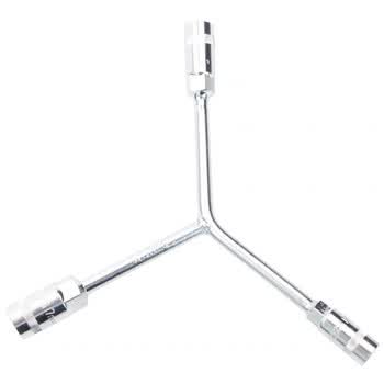 长城精工三叉套筒扳手加长Y型多功能套管摩托车扳手工具8-10-12mm 428630