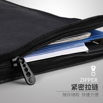递乐速写板8K黑色布纹写生画夹折叠素描画板夹绘图板a4画夹学生画袋收纳儿童初学者套装工具5219