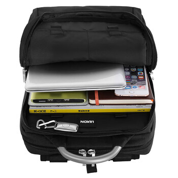 乐上（LEXON）双肩包男士商务笔记本电脑包15.6/16英寸三层大容量书包旅行包815