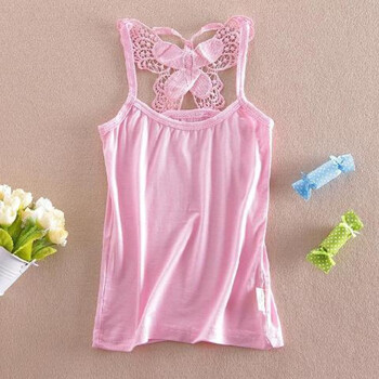 【女童夏季小背心】童装莫代尔吊带背心后背蝴蝶吊带小背心中小童女童