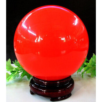 zbjp港澳潮牌夜明珠 冰洲石萤石夜光球夜明珠原石红色发夜今年流行款