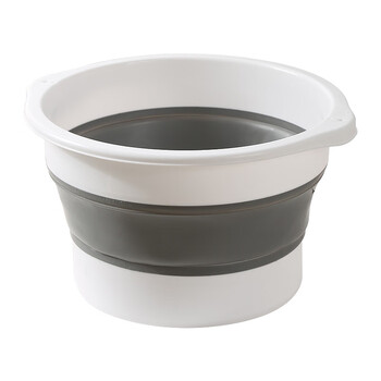 百家好世 家用泡脚桶可折叠水桶足浴盆塑料按摩洗脚盆加高盆子加厚