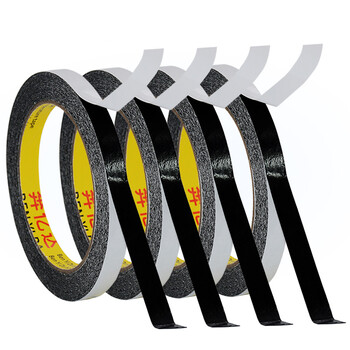 黑色双面胶带喷漆涂刷真石漆仿砖双面胶带建筑墙面粘贴黑色分格线胶带