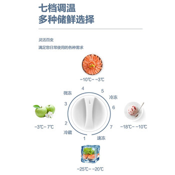 新飞（Frestec）151升 冷藏冷冻转换冰柜 迷你变温立式冷柜家用母乳小冰箱（白色）BC/BD-151DH1D