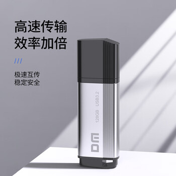 DM大迈 128GB USB3.2 Gen 1 U盘 PD196 电脑u盘车载高速金属优盘 投标招标u盘
