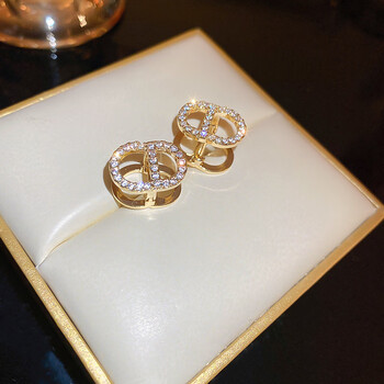 升南时尚百搭锆石耳扣小巧精致简约同款耳环小众个性感耳钉耳饰女耳扣