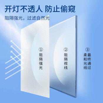 墨斗鱼磨砂玻璃防窥膜窗户贴膜卫生间隐私贴纸厕所透光不透人1.2*5米