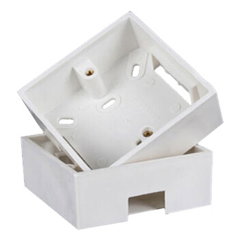 巨成云 86型明装底盒关插座线槽接线盒 一个价 hjdz