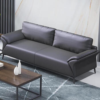 薇泰办公沙发茶几皮质沙发商务会客接待洽谈室沙发 三人位【牛皮】 薇泰办公沙发茶几皮质沙发商务会客接待洽谈室沙发 三人位【牛皮】