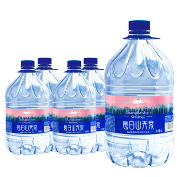 长白山天泉 偏硅酸型天然矿泉水 （泉阳泉生产） 天然弱碱性矿泉水 5L*4桶