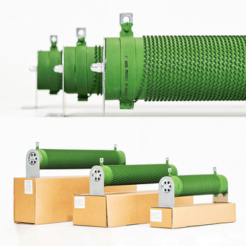 诺然 线绕电阻器 RXG20波纹线绕电阻器制动电阻负载变频器放电可调电阻 500W备注阻值