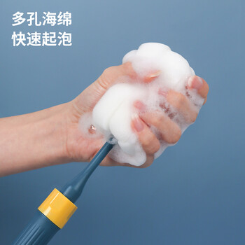 毕亚兹 可伸缩洗杯刷神器 长柄奶瓶刷水壶刷水杯刷海绵清洁保温杯小刷子