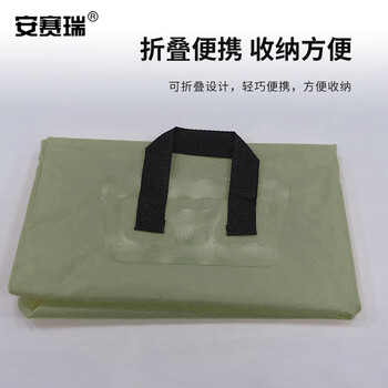 安赛瑞 户外可折叠水桶 便携方形水桶收纳桶 15L绿色 1G00073
