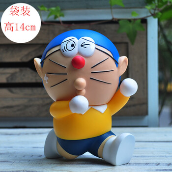 经典卡通动漫5款哆啦a梦叮当机器猫胖虎静香大雄小夫儿童玩具 奔跑