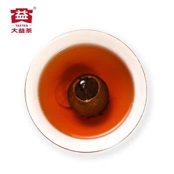 大益 金柑普小青柑(瑞狮版) 大益茶普洱茶茶叶 128g