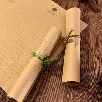 狮洛德 信纸日记写信复古文艺装饰情书信纸表白B5信笺40张 四叶草 狮洛德 信纸日记写信复古文艺装饰情书信纸表白B5信笺40张 四叶草