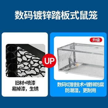 地依猫捕鼠笼捕鼠神器家用捕鼠器驱捉抓老鼠笼防灭鼠器除扑鼠器