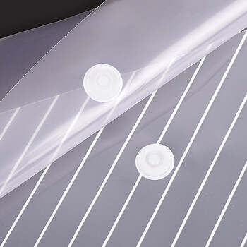 西玛(SIMAA)100个装 A4按扣学生透明文件袋 条纹加厚 防水试卷资料收纳袋 办公文件档案袋 文具 20881 西玛(SIMAA)100个装 A4按扣学生透明文件袋 条纹加厚 防水试卷资料收纳袋 办公文件档案袋 文具 20881