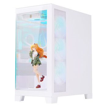 先马(SAMA)元境界白色ATX海景房机箱 顶部可拆卸水冷架/双360水冷位/双面玻璃/双U3+Type-C/支持背插式主板 先马(SAMA)元境界白色ATX海景房机箱 顶部可拆卸水冷架/双360水冷位/双面玻璃/双U3+Type-C/支持背插式主板