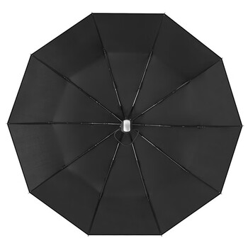 鲁凤来- 全自动雨伞 商务便携三折遮阳伞十骨一键开收晴雨伞 藏青色 5把