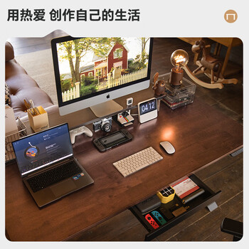 乐歌电动升降桌电脑桌电竞站立办公学习写字桌实木橡胶木E5N/1.8m 乐歌电动升降桌电脑桌电竞站立办公学习写字桌实木橡胶木E5N/1.8m