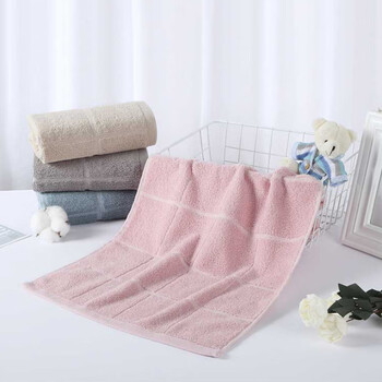 洁丽雅 苏伊士系列方格子毛巾 2条装 洁丽雅 苏伊士系列方格子毛巾 2条装