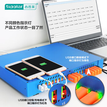 西普莱（SIPOLAR） SH2-20升级款SH3-20智能控制可编程HUB可实现控制单口通断SH3-20 20口智控HUB 3m数据线