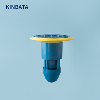 KINBATA日本地漏芯下水道防反味卫生间浴室地漏盖地漏防反味白灰色可剪裁