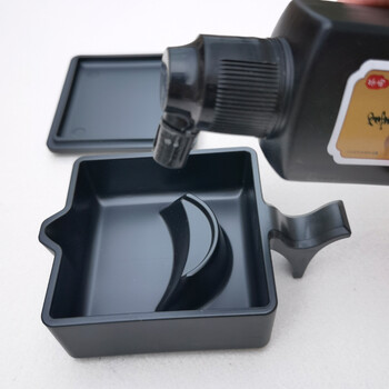 芬尚 方形墨池 仿瓷多功能墨盒墨匣砚池 学生初学者毛笔书法文房用品 盛墨不易干 搁笔调锋方便 芬尚 方形墨池 仿瓷多功能墨盒墨匣砚池 学生初学者毛笔书法文房用品 盛墨不易干 搁笔调锋方便