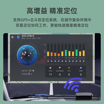 丰应子（FENGYINGZI）GPS北斗天线 车载导航DVD通用卫星定位外置天线 BNC公头3米 FYZ-AB123