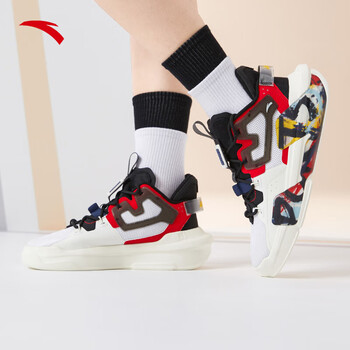 安踏奥特莱斯休闲鞋芬达联名秋冬季霸道男鞋女鞋潮流网面情侣鞋子