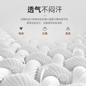 李宁乒乓球服短袖T恤透气夏季运动男女同款文化衫羽毛球服 白色 XL 