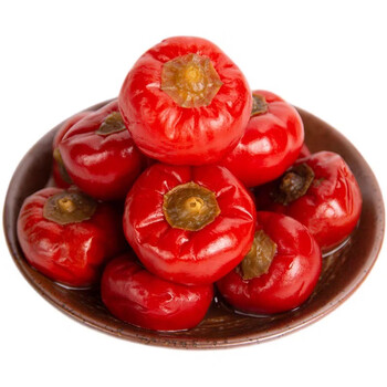 储山舌尖上的六安霍山漫水河红灯笼泡椒2kg 安徽特产腌菜咸菜炖豆腐 4