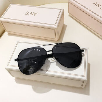 暴龙超酷茶色飞行员墨镜男士咖色潮偏光太阳镜2021年新款开车专用纯黑