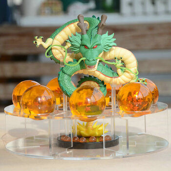 七龙珠球召唤神龙  动漫手办七龙珠7颗水晶球一套装神龙模型玩具四星