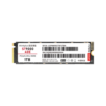 ThinkPlus联想 1TB SSD固态硬盘m.2接口(NVMe协议)pcie4.0 ST9000 40E 读速高达5000MB/s