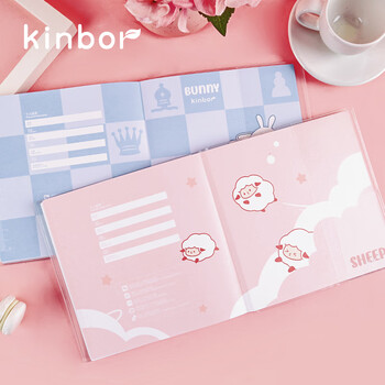 kinbor茶会少女心方方本手帐本高颜值手账本方格内页正方形笔记本子日记本PVC封套小羊梦境DT53272伴手礼 kinbor茶会少女心方方本手帐本高颜值手账本方格内页正方形笔记本子日记本PVC封套小羊梦境DT53272伴手礼