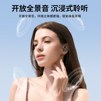 大康OpenBuds OWS【2024新款】无线蓝牙耳机挂耳开放式运动跑步不入耳骨气传导概念骑行专用